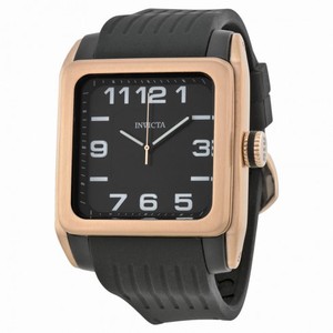 Invicta BLU Black Dial Black Rubber Men's Watch 16540