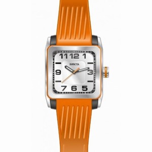 Invicta Blu White Dial Orange Silicone Men's Watch 16441