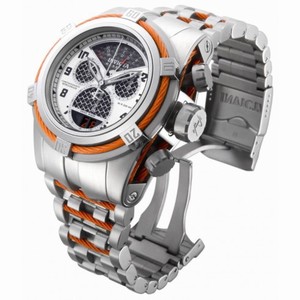 Invicta Bolt Chronograph Antique Silver Dial Stainless Steel Men's Watch 16315