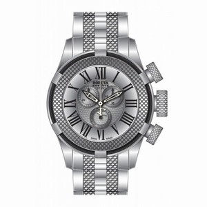 Invicta Bolt Chronograph Antique Silver Stainless Steel Mens Watch 17160