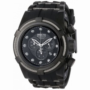 Invicta Bolt Chronograph Black Dial Black Polyurethane Men's Watch 14940