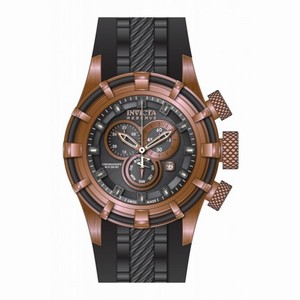 Invicta Bolt Chronograph Black Dial Black Silicone Men's Watch 15775