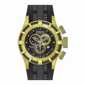Invicta Bolt Chronograph Black Dial Black Silicone Men's Watch 15786