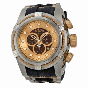 Invicta Bolt Chronograph Brown Dial Stainless Steel Men's Watch 0829