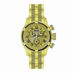 Invicta Bolt Chronograph Gold Dial Gold-plated Ladies Watch 17157