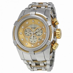 Invicta Bolt Chronograph Gold Dial Stainless Steel Men's Watch 12746