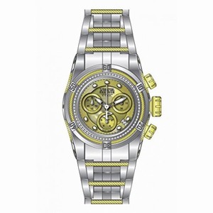 Invicta Bolt Chronograph Gold Dial Stainless Steel Men's Watch 15451