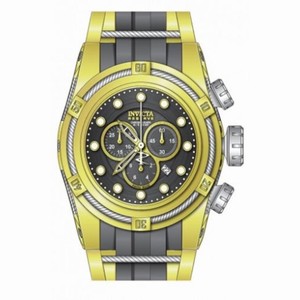 Invicta Bolt Chronograph Grey Dial Gold-tone PVD Stainless Steel Men's Watch 14407