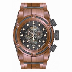 Invicta Bolt Chronograph Grey Dial Rose Gold-plated Men's Watch 12744
