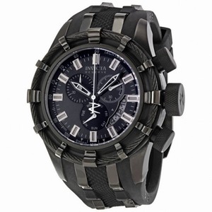 Invicta Bolt Chronograph Men's Watch with Black Polyurethane Bracelet 6940
