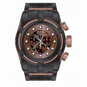 Invicta Bolt Chronograph Mother of Pearl Dial Black Ion-plated Men's Watch 12748