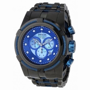 Invicta Bolt Chronograph Mother of Pearl Dial Black Ion-plated Men's Watch 12751