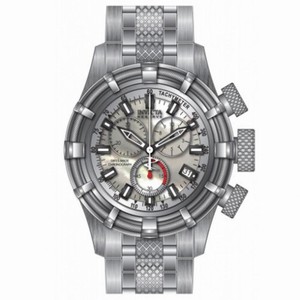 Invicta Bolt Chronograph Mother of Pearl Dial Stainless Steel Men's Watch 80691