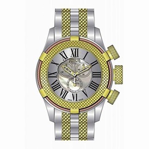 Invicta Bolt Chronograph Silver Dial Two-tone Men's Watch 17435