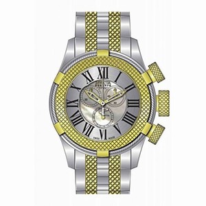 Invicta Bolt Chronograph Silver Dial Two-tone Men's Watch 17436