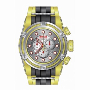 Invicta Bolt Chronograph Silver-tone Dial Gold-tone Stainless Steel Men's Watch 14074
