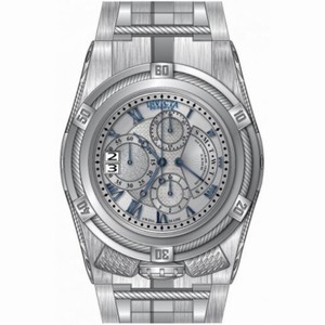 Invicta Bolt Chronograph Silver-tone Dial Stainless Steel Men's Watch 12670