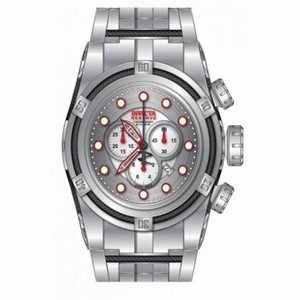 Invicta Bolt Chronograph Silver-tone Dial Stainless Steel Men's Watch 14064