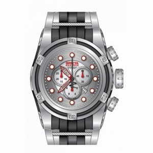 Invicta Bolt Chronograph Silver-tone Dial Stainless Steel Men's Watch 14070