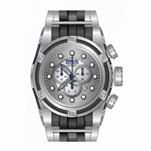 Invicta Bolt Chronograph Silver-tone Dial Stainless Steel Men's Watch 14072