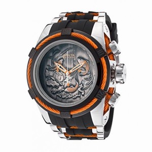Invicta Bolt Grey Dial Black Polyurethane Men's Watch 14193