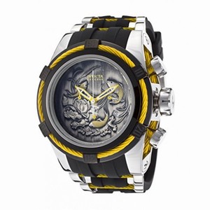 Invicta Bolt Grey Dial Black Polyurethane Men's Watch 14194