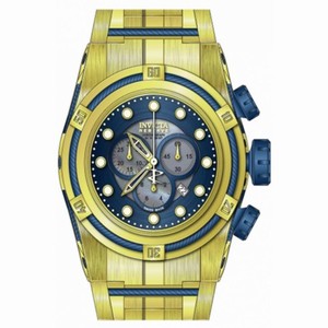 Invicta Bolt Reserve Chronograph Blue Dial Gold Ion-plated Men's Watch 12742