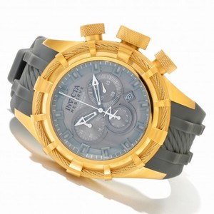 Invicta Bolt Reserve Chronograph Grey Dial Gold-Tone Stainless Steel Men's Watch 11815