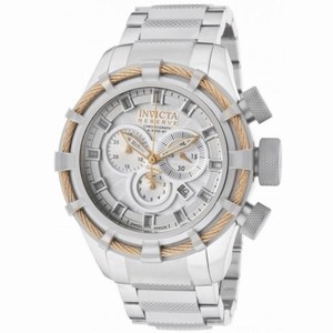 Invicta Bolt Reserve Chronograph Silver Dial Men's Watch 11034