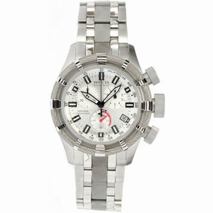 Invicta Bolt Reserve Chronograph Silver-tone Dial Stainless Steel Men's Watch 10538