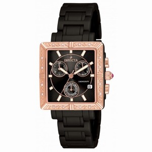 Invicta Ceramics Black Dial Black Ceramic Ladies Watch 10217