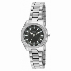 Invicta Ceramics Black Dial Silver Ceramic Ladies Watch 15321