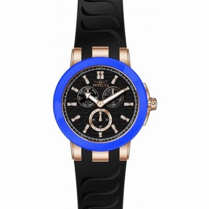 Invicta Ceramics Multi-Function Black Dial Black Silicone Men's Watch 22210
