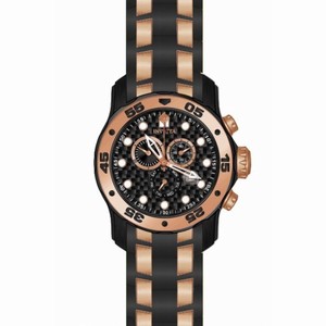 Invicta Chronograph Black Dial Two-tone Men's Watch 15111