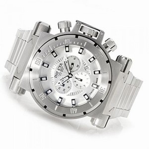Invicta Coalition Chronograph Silver-tone Dial Stainless Steel Men's Watch 14007