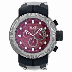 Invicta Coalition Forces Burgundy Dial Chronograph Men's Watch 0673