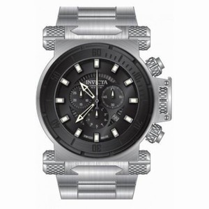 Invicta Coalition Forces Chronograph Black Dial Stainless Steel Men's 80499