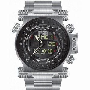 Invicta Coalition Forces Chronograph Black Dial Stainless Steel Men's Watch 13073