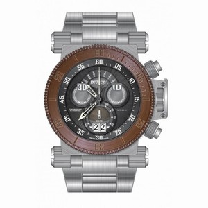 Invicta Coalition Forces Chronograph Black Dial Stainless Steel Men's Watch 17645