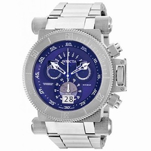 Invicta Coalition Forces Chronograph Blue Dial Stainless Steel Men's Watch 17640
