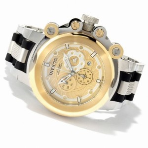Invicta Coalition Forces Chronograph Gold Dial Stainless Steel Men's Watch 11656