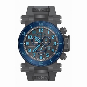 Invicta Coalition Forces Chronograph Grey Dial Gunmetal Polyurethane Men's Watch 18731