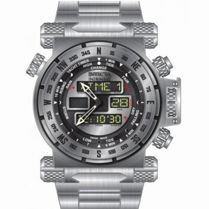 Invicta Coalition Forces Chronograph Silver Dial Stainless Steel Men's Watch 13079