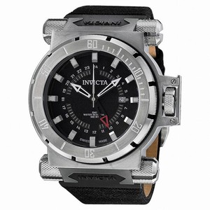 Invicta Coalition Forces GMT Black Dial Stainless Steel Men's Watch 12684