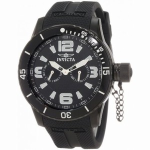 Invicta Corduba Black Dial Black Polyurethane Men's Watch Men's Watch 1794