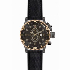 Invicta Corduba Chronograph Black Dial Rose Gold-Tone Steel Men's Watch 12622