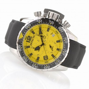 Invicta Corduba Chronograph Yellow Dial Stainless Steel Men's Watch 12452