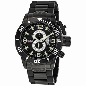 Invicta Corduba Diver Chronograph Black Dial Black PVD Stainless Steel Men's Watch 4902