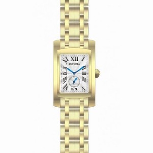 Invicta Cuadro Silver Dial Gold-tone Men's Watch 14700