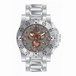 Invicta Excursion Chronograph Antique Silver Dial Stainless Steel Men's Watch 15314